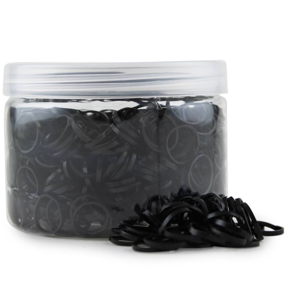 Costaline Round Elastic Bands - Black