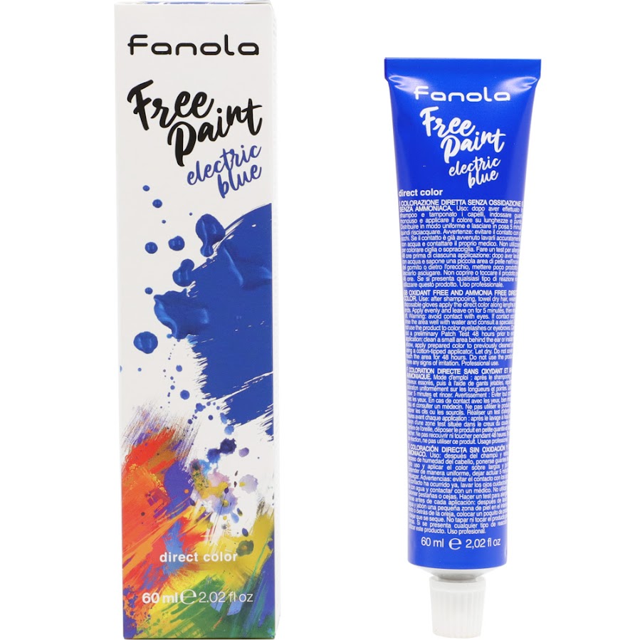 Fanola Free Paint Electric Blue-Direct Color 60ml