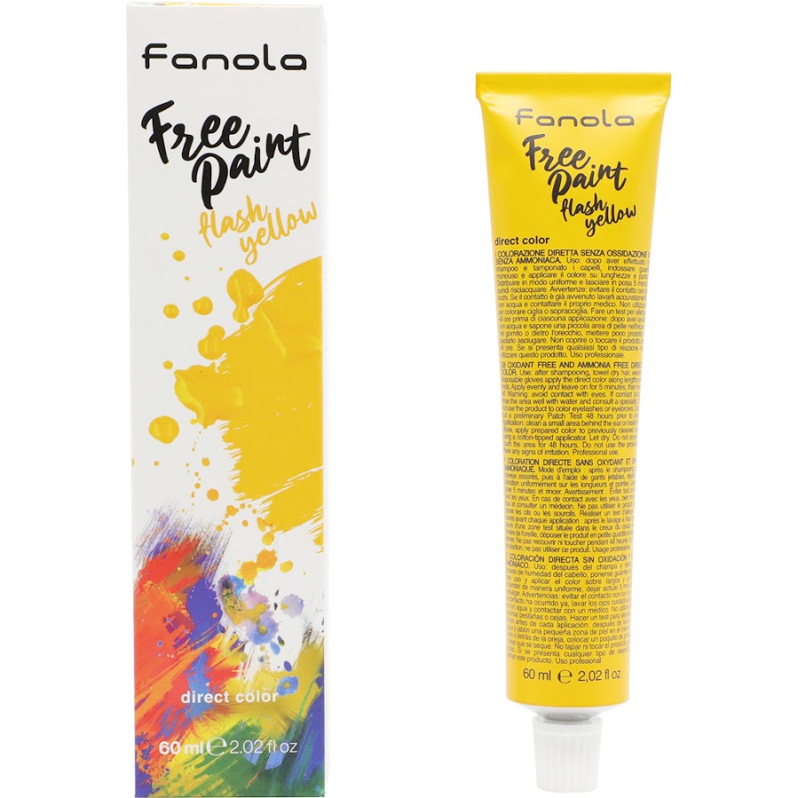 Fanola Free Paint Flash Yellow-Direct Color 60ml
