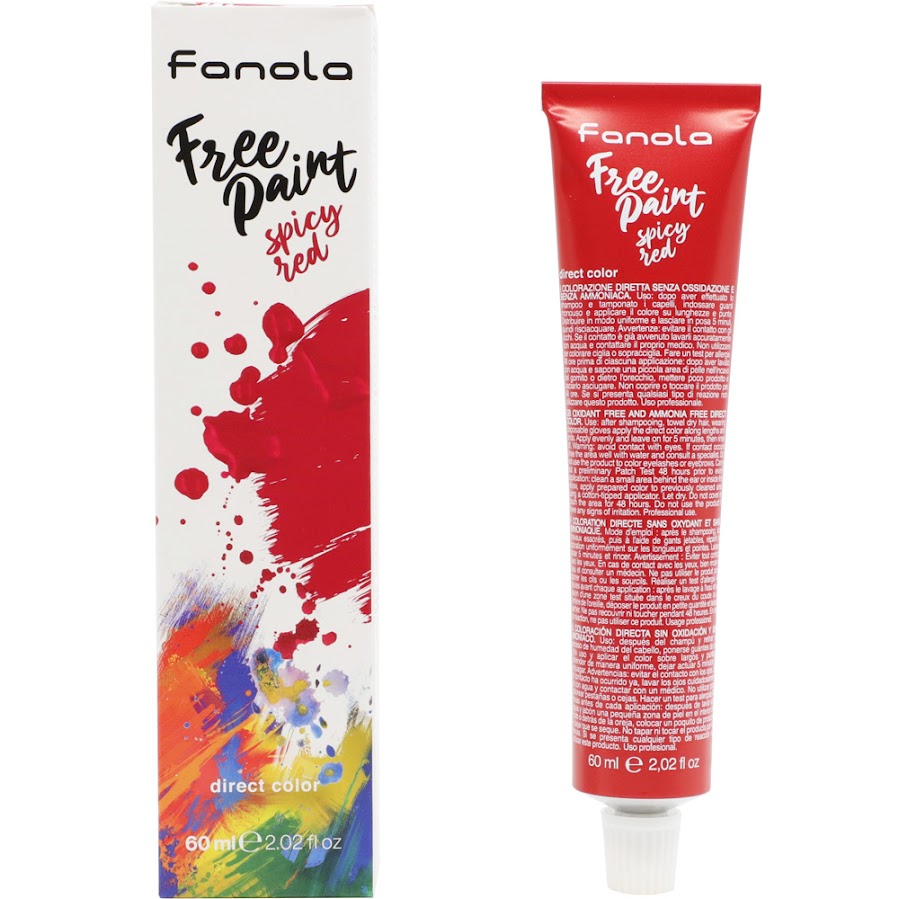 Fanola Free Paint Spicy Red-Direct Color 60ml