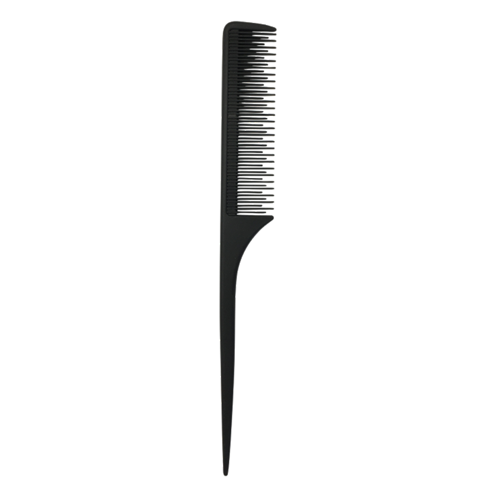 Costaline Carbon Tail Teasing Comb - Black