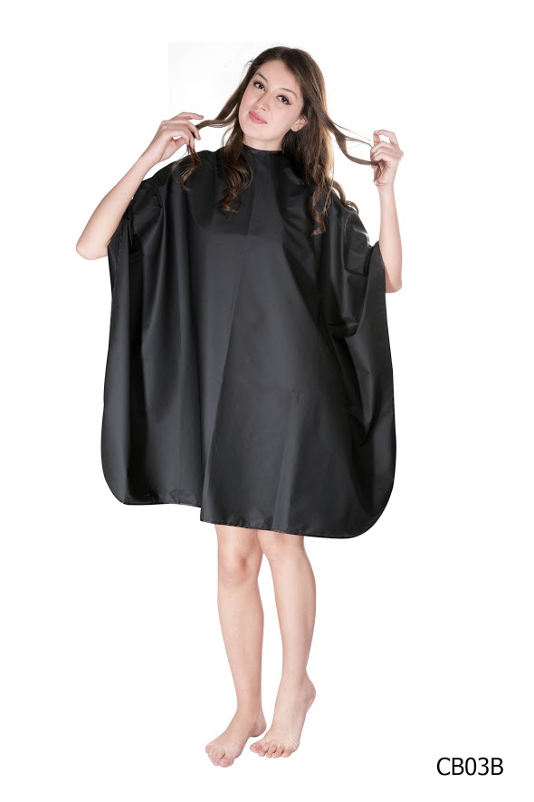 Salon360 Colouring Cape Black CB03B