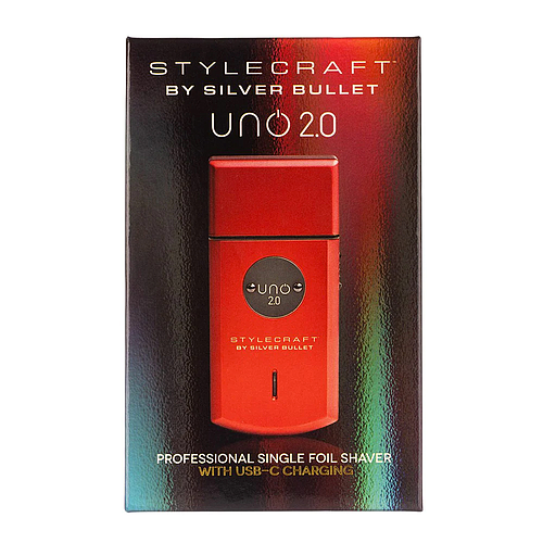 StyleCraft By Silver Bullet Uno 2.0 Shaver Red